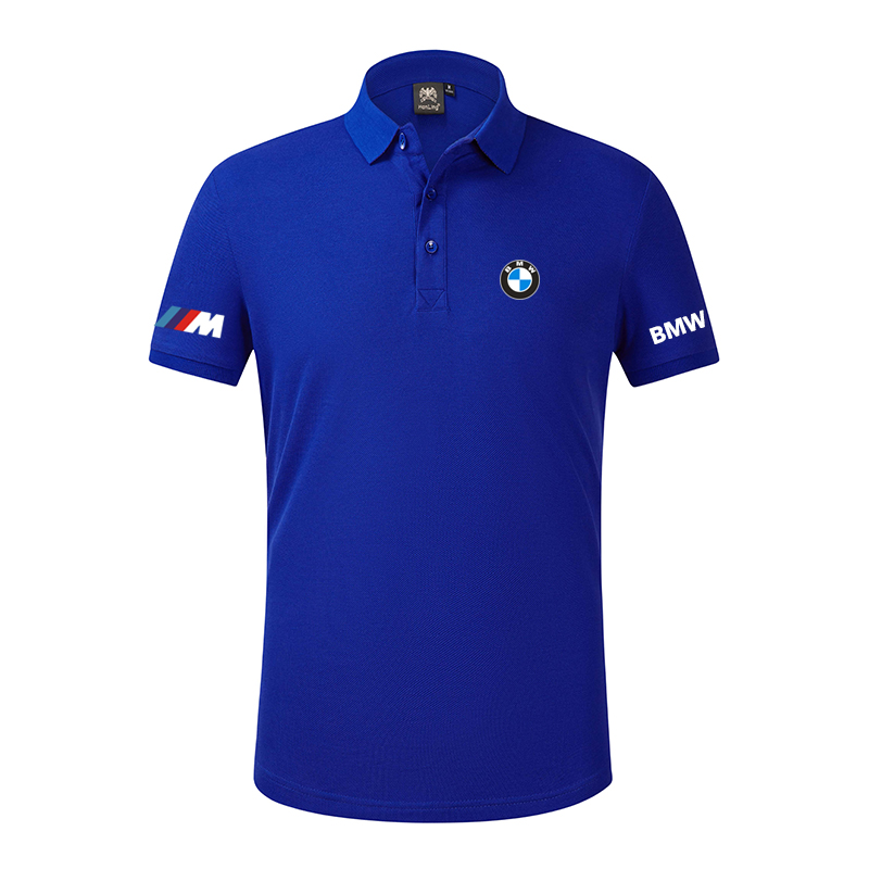 2022 Polo BMW Motorsport Homme Coton Mercerisé Col Contrasté Manche Courte